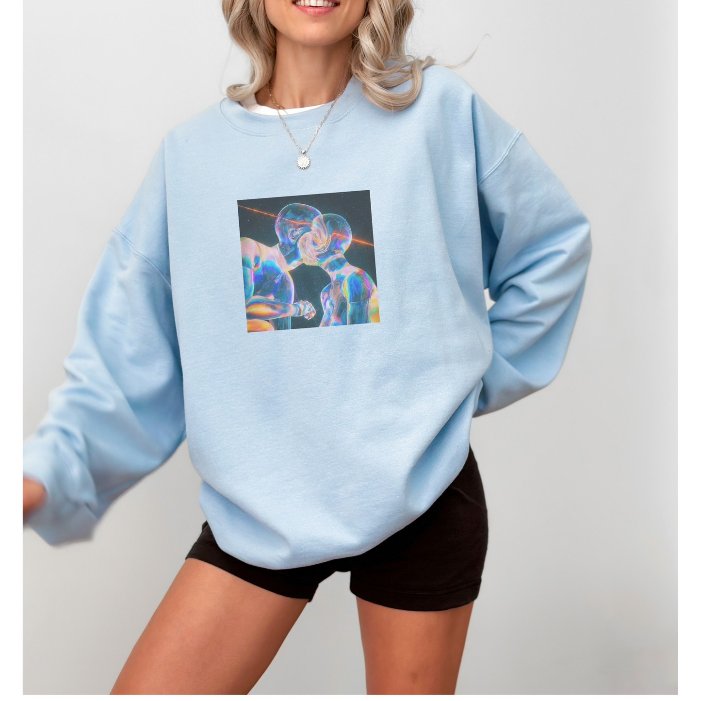 Soul Mates in Love Aesthetic Crewneck Sweatshirt