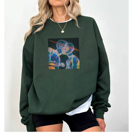 Soul Mates in Love Aesthetic Crewneck Sweatshirt