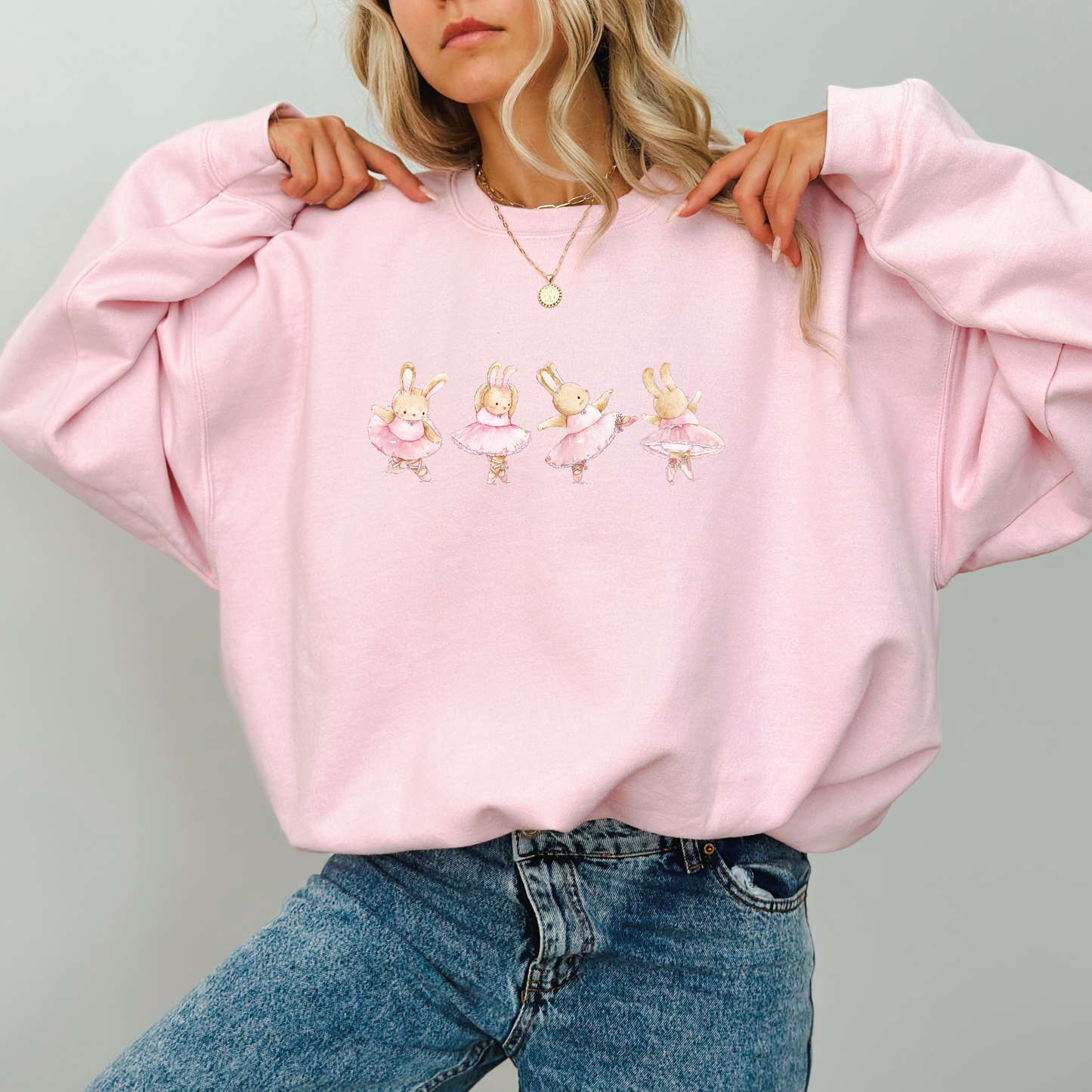 Dancing Ballerina Bunnies Sweatshirt