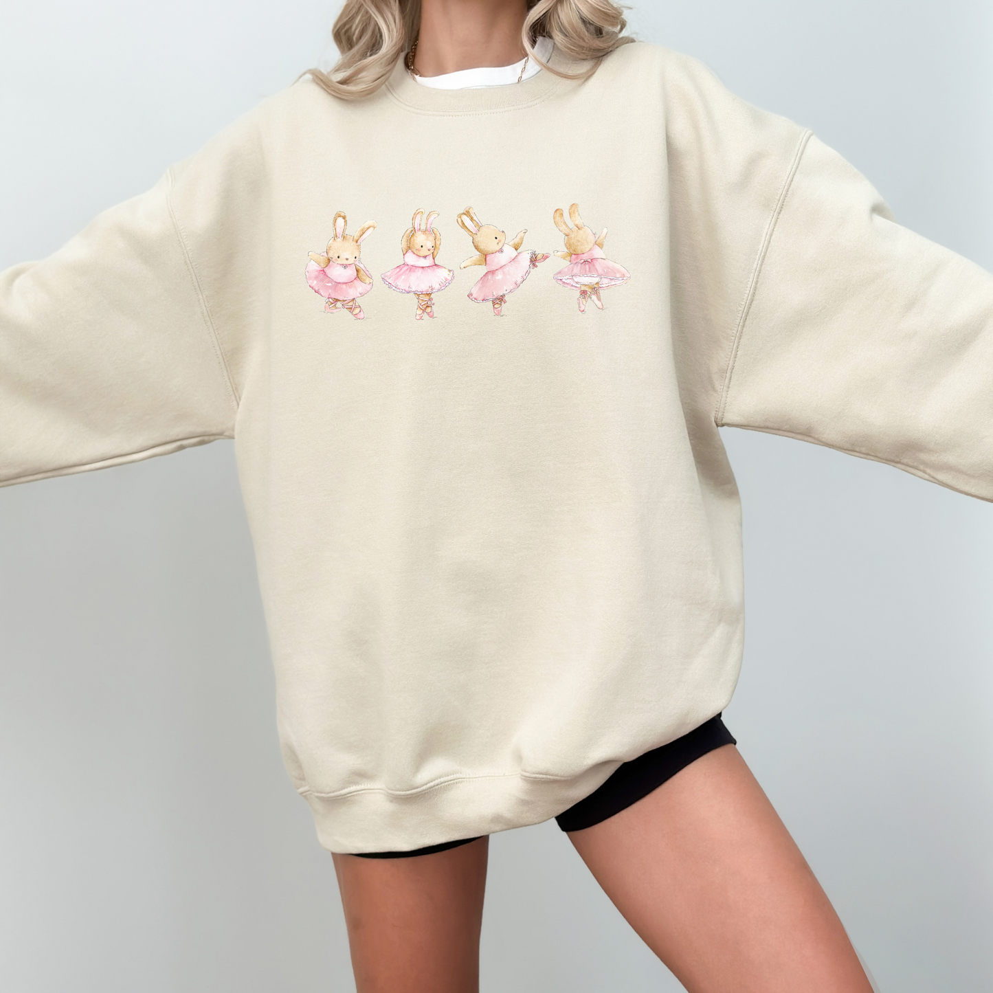 Dancing Ballerina Bunnies Sweatshirt